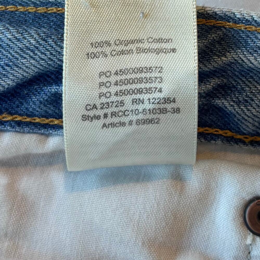 Aritzia Denim Forum Ex Boyfriend Jeans Organic Cotton Light Wash Women Size 27 - Picture 8 of 11